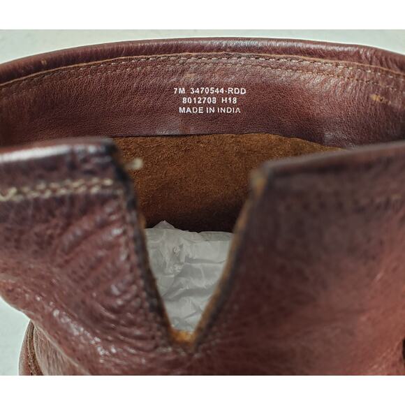 Frye Women's Size 7M Veronica Bootie Leather Redwood Biker Moto Motorcycle ~VGUC - Picture 2 of 16